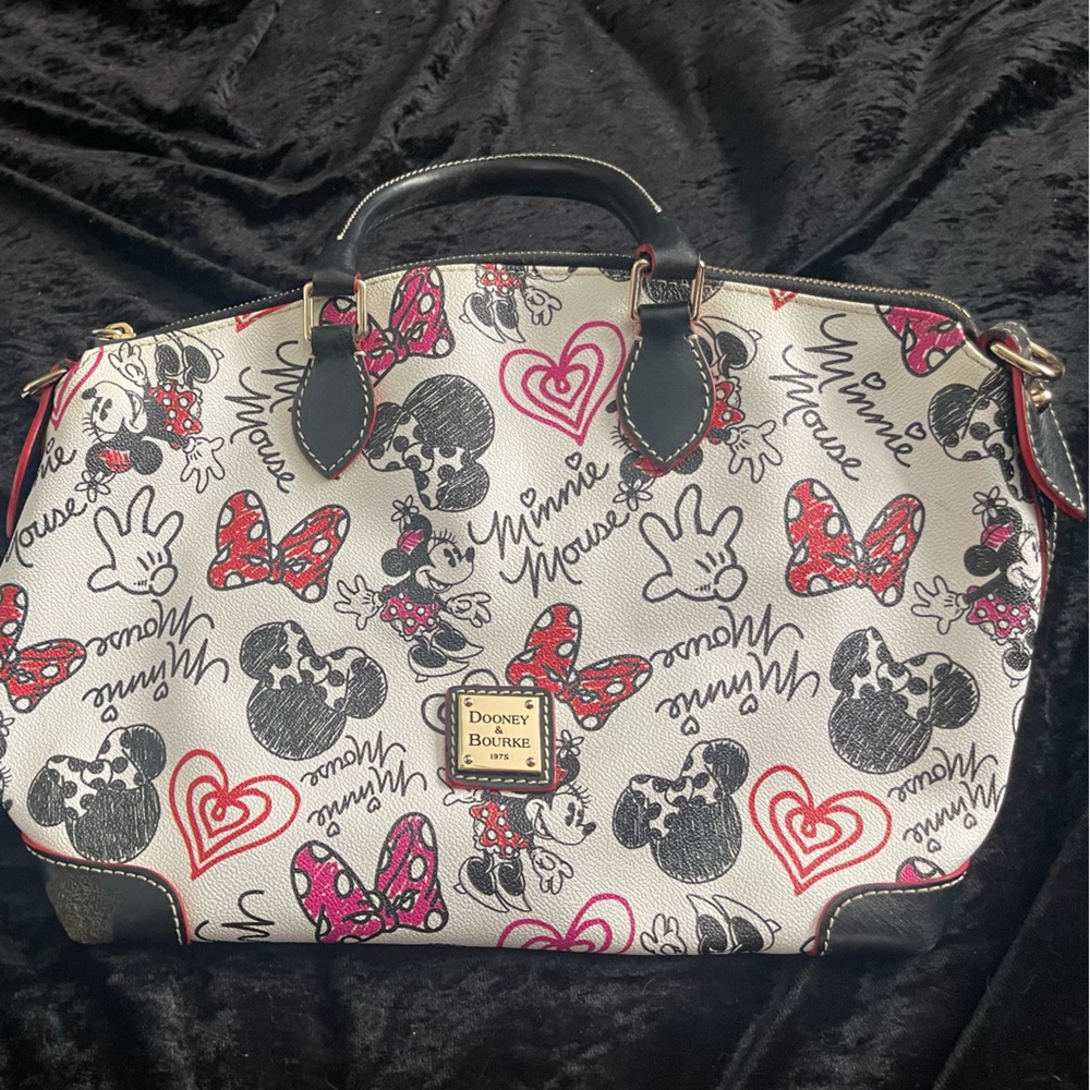 Disney Dooney and bourke Minnie mouse aop purse